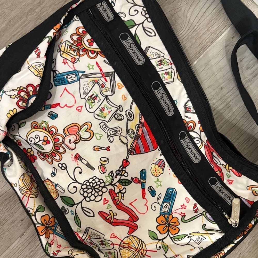 LeSportsac Colorful Graphic Shoulder Bag - Picture 5 of 6